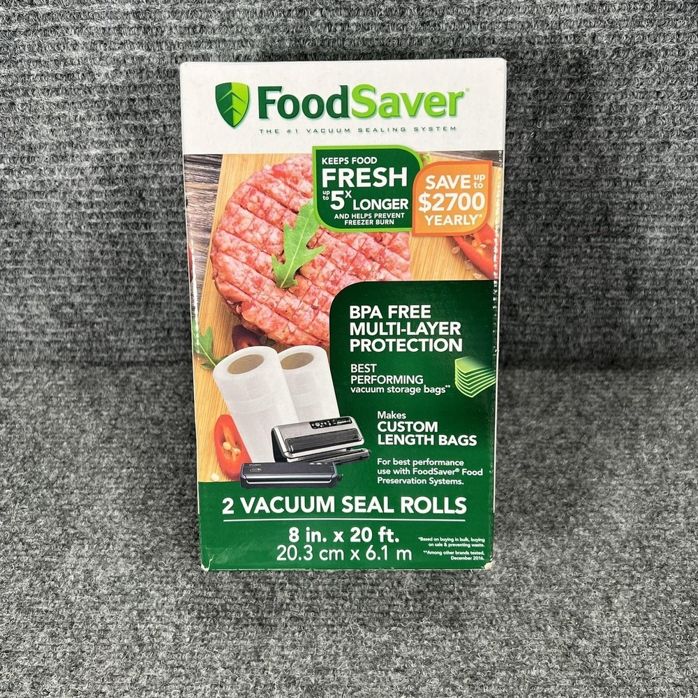 FoodSaver Replacement Seal Ring Clear Plastic FSFSBF0526-NP Vacuum Sealer‎ Rolls
